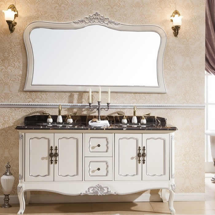 科勒歐式實木浴室柜美式仿古浴室柜組合洗手臺